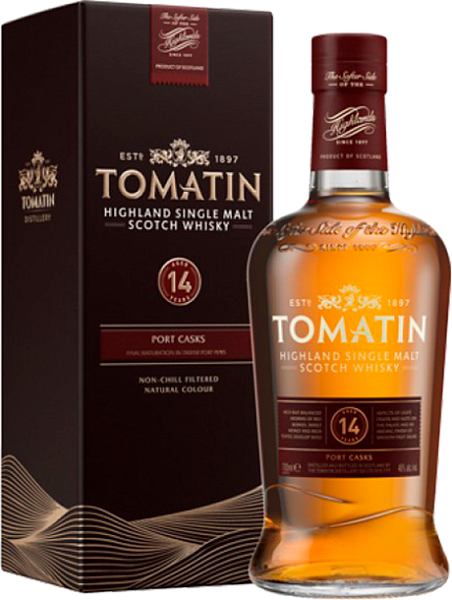 Tomatin Highland Single Malt Scotch Whisky 14 y.o. (gift box), 0.7 л в Челябинске
