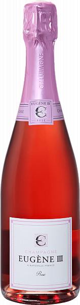 Eugene III Rosé Brut Champagne АOC Coopérative Vinicole de la Région de Baroville, 0.75л