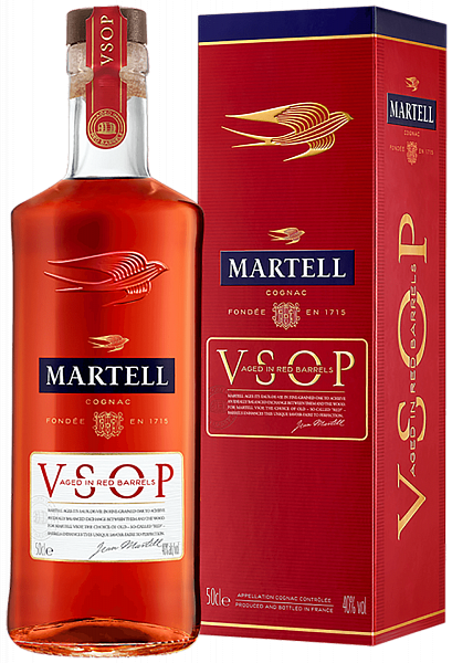 Martell VSOP Aged in Red Barrels (gift box), 0.5 л