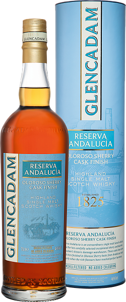 Glencadam Reserva Andalucia Oloroso Sherry Cask Finish Highland Single Malt Scotch Whisky (gift box), 0.7 л в Челябинске