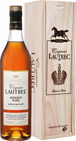 Lautrec Cognac Reserve Rare (gift box), 0.7л