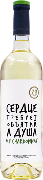 ZB Wine Chardonnay Crimea Zolotaya Balka, 0.75 л в Челябинске