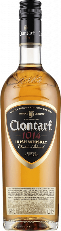 Клонтарф 1014 купажированный ирландский виски 0.7 л