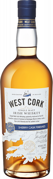 West Cork Small Batch Sherry Cask Finished Single Malt Irish Whiskey, 0.7 л в Челябинске