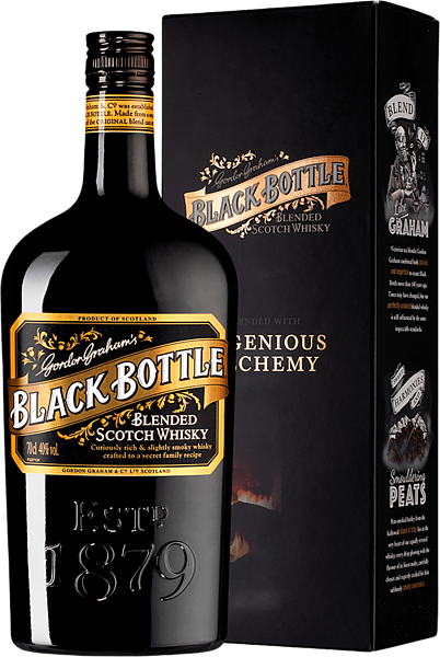 Black Bottle Blended Scotch Whisky (gift box), 0.7л