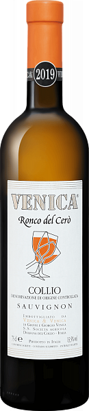 Вино Ronco del Cero Sauvignon Collio DOC Venica & Venica, 0.75 л