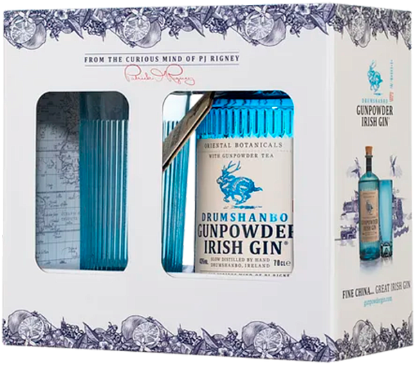 Drumshanbo Gunpowder Irish Gin (gift box with a glass), 0.7 л в Челябинске